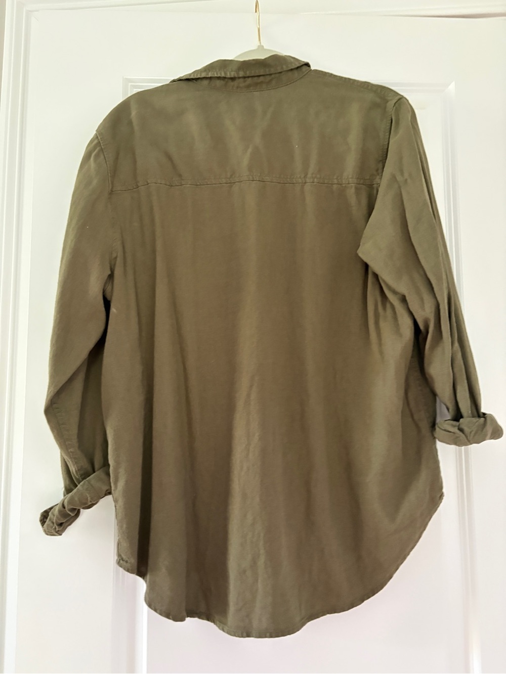 Universal Thread Olive Button-Down Workshirt - Picture 3 of 4
